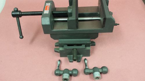 Drill press vice 6&#034; across with cross travel (mc21) for sale