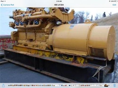 2 Caterpillar diesel generators D398 disassembled 800 kW, 1,000 kva