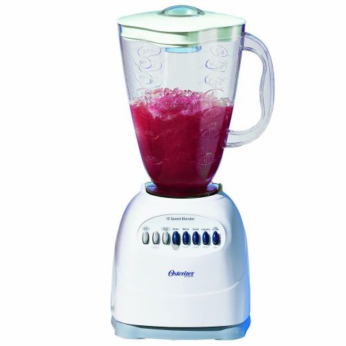 Oster 10-Speed Blender with Plastic Jar Mixer Smoothie New 6 Cup