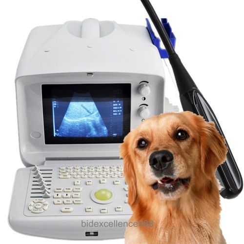 CE Portable veterinary VET Ultrasound Scanner with Rectal Probe + 3D software CE