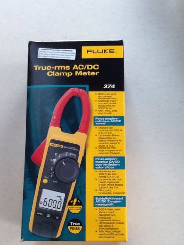 Fluke 374 true rms ac/dc clamp-on meter- 600a cheapest for sale