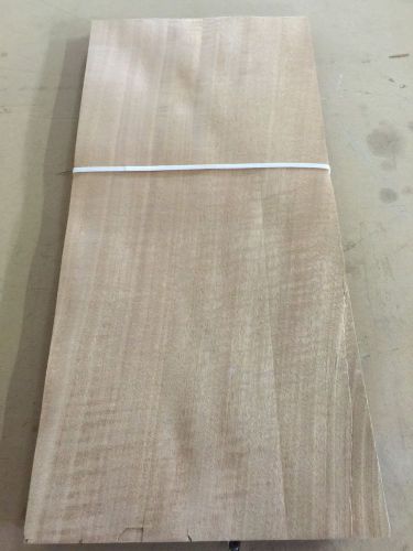 Wood Veneer Anigre 9x19 20 Pieces Total Raw Veneer &#034;EXOTIC&#034;  AN1 3-11-15