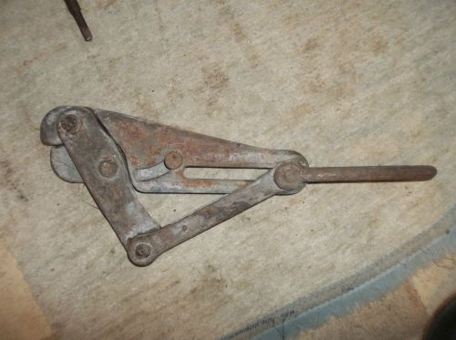 vintage CABLE PULLER,KLEINs Chicago Grip. HEAVY DUTY,usa made, 20&#034; long