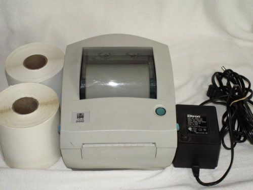 ELTRON LP 2442PSA THERMAL PRINTER w/ POWER CORD 2 ROLLS LABELS TESTED WORKS