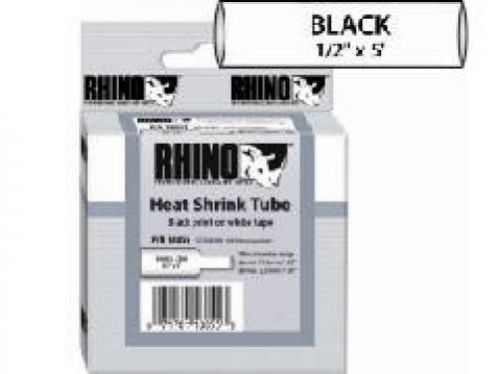 New dymo 18055 rhino 1/2 white heat shrink tubes for sale