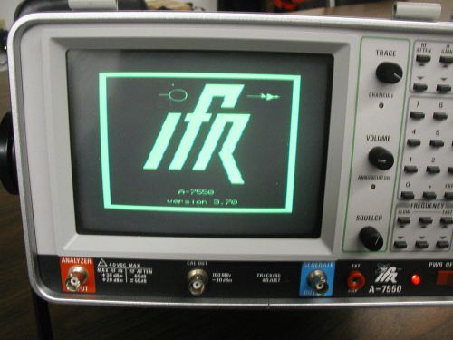 IFR A-7550 Spectrum Analyzer with Tracking Generator