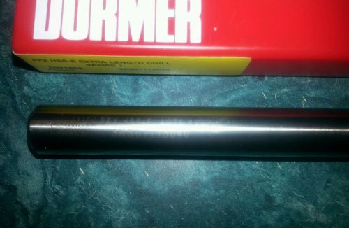 Dormer a976 cobalt steel extra long length drill bit  parabolic flute  pfx style for sale