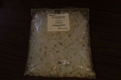 New 500 microcentrifuge tubes, 2 ml, fisher scientific 02-681-343 graduated for sale