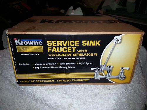 Krowne 16-127 - royal series service faucet new free s/h no reserve lowest $$$ for sale