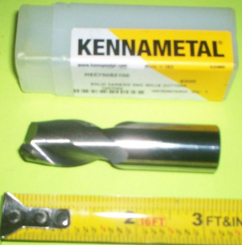 NEW - 3/4&#034; diameter. x 2 flute x 1&#034; loc Solid Carbide Endmill by Kennametal