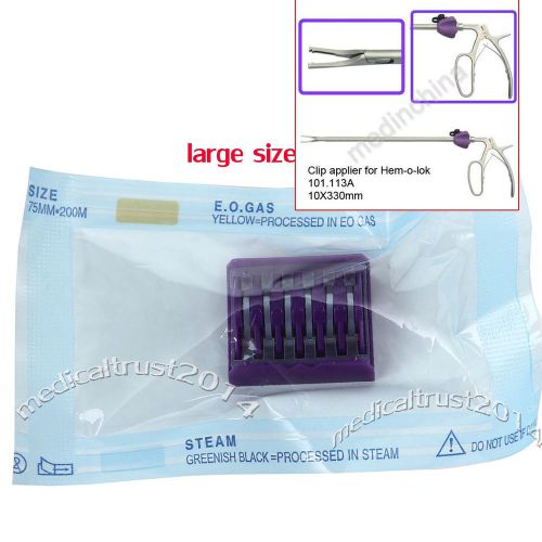 Xl large size 10 mm * hem-o-lok clip *  ligation clip applier ligation system for sale