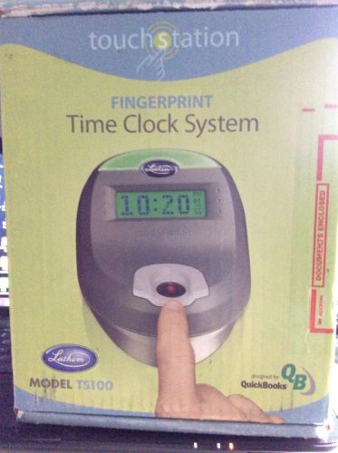 Latham FINGERPRINT Time Clock System # TS100 Quickbooks FREE SHIPPING!!!