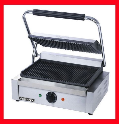 Adcraft SG-811E Commercial Panini Press Sandwich Grill