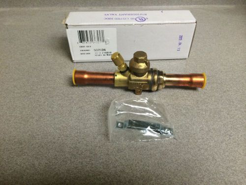 Sporlan ebvt-1050 5/8&#034; ball valve refrigeration hvac new plumbing solder brass for sale