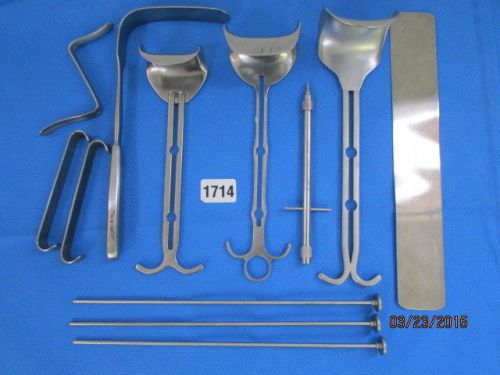 Aesculap Karl Storz 270210 Pilling Richards Retractor LOT ORTHO Surgical O/R1714