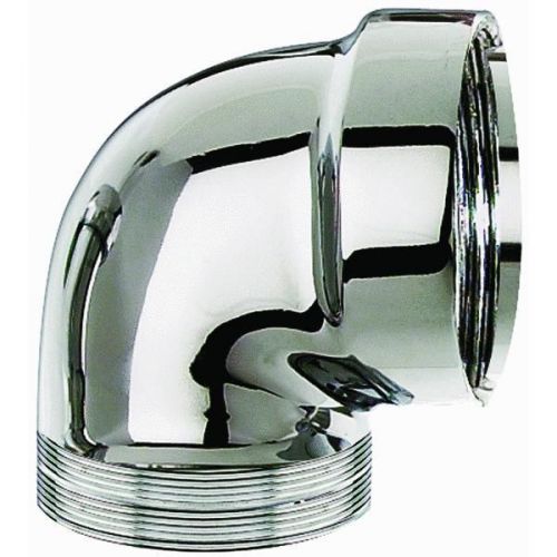 Plumb pak 950227sn cast brass sink trap elbow 1-1/2&#034; polished chrome for sale
