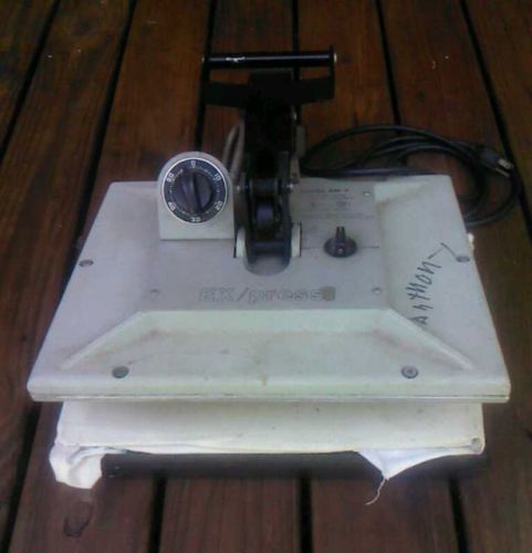 Vintage DRY TRANSFER PRESS MACHINE With TIMER Model AM-4 16&#034;X13&#034;