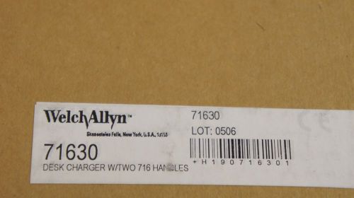 Welch Allyn 71630 Universal Desk Charger with Two 716 Handles