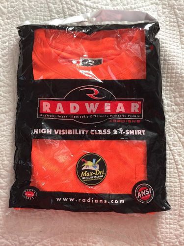 ~NEW~ RADWEAR High Visibility Class 2 T-Shirt Size L