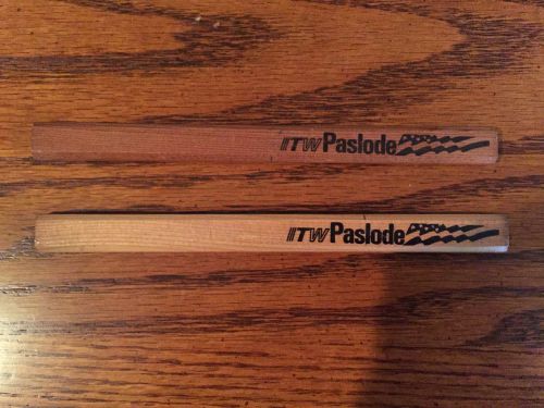 (2) Unused ITW Paslode Lead Carpenter&#039;s Pencils