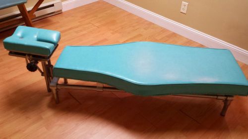 1970s Chiropractic side posture toggle table for the upper cervical chiropractor