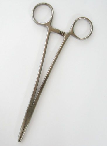 OLD USED SURGICAL NEEDLE HOLDER ? SERRATED SICOA STAINLESS USA JAW MOSQUITO ? x