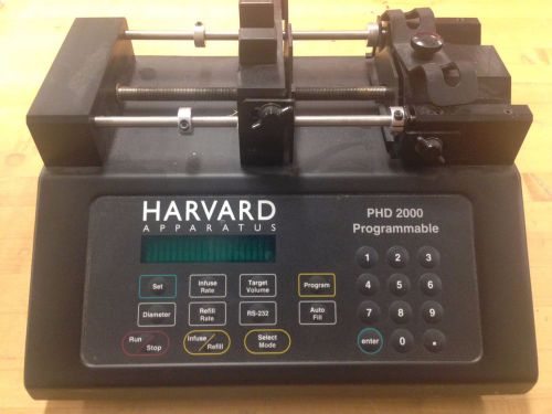 Harvard Apparatus PHD 2000 Programmable Lab Syringe Pump Electric