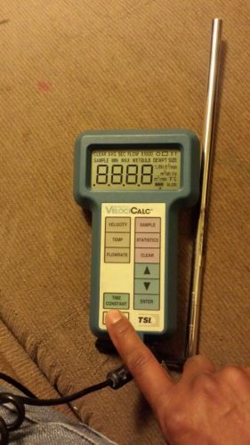 TSI VelociCalc 8346 Flowrate and temperature Measurement Ventilation Working