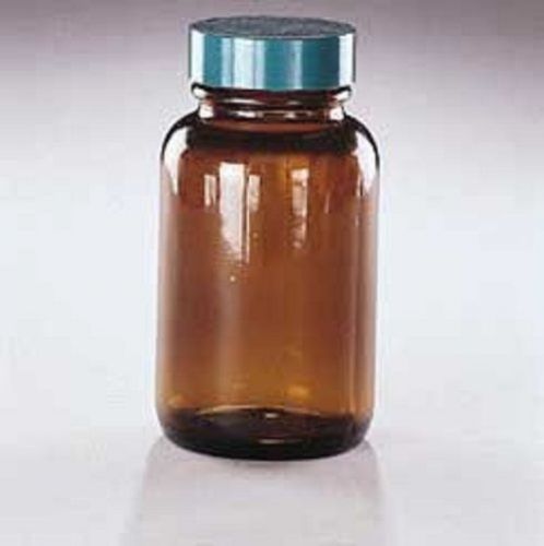 Qorpak 24x amber wide mouth bottles; Green 28-400 caps, 30 ml (1 oz)
