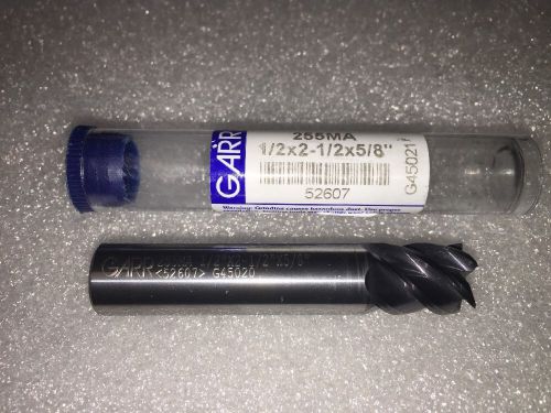 Brand New GARR 1/2 Solid Carbide  End Mill  .625LOC 5Fl . Square End