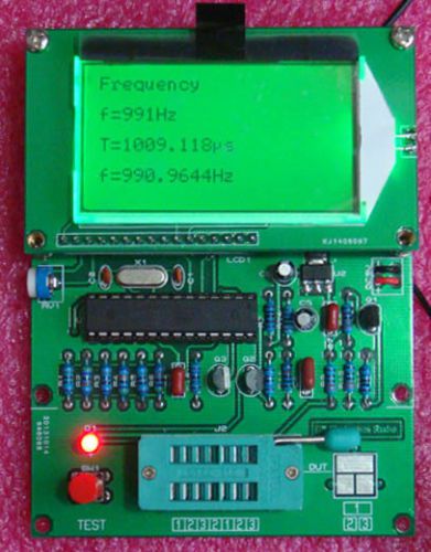 NEW GM328 transistor tester/ ESR table / LCR / frequency meter / square wave