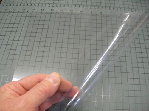 CLEAR PVC SHEET .100&#034; Thick x 12&#034; x 12&#034;