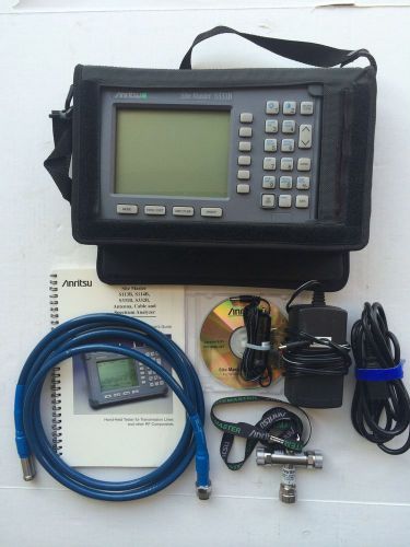 ANRITSU S331B SITE MASTER CABLE ANTENNA ANALYZER with ACCESSORIES