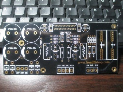 LM4780 stereo/parallel power amplifier PCB