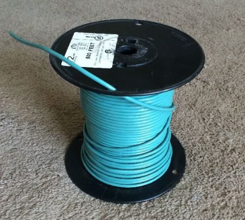 12 AWG MTW 375 Ft Green Strand Cable Wire Reel