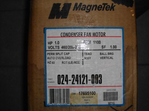 Magnetek 1hp condenser fan motor 1100rpm (024-24121-003) 460/208-230v for sale