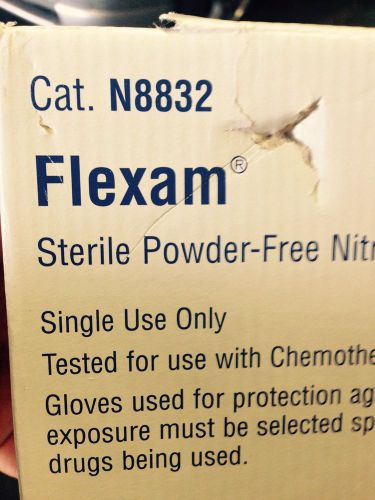 Flexam steril gloves latex &amp; nitrile free exam gloves N 8832 10 pairs