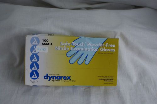 Safe Touch Nitrile Exam Gloves Small Non Latex Powder Free 100 Per Pack JV45