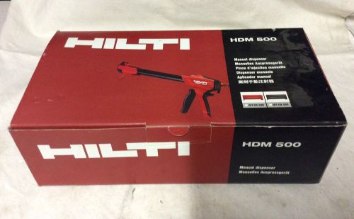 Hilti HDM 500 Dispenser + Red Cartridge Holder