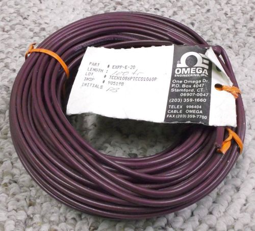 Omega Type E Thermocouple Extension Cable - 100ft. - Made in USA