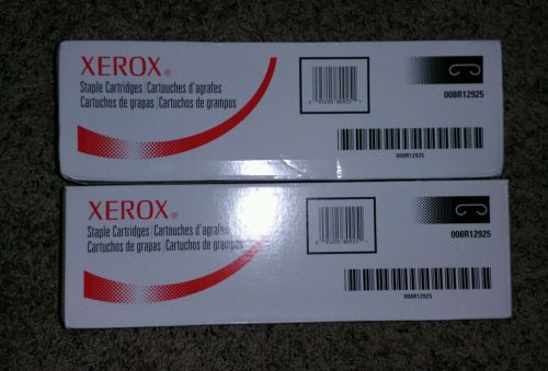 BRAND NEW XEROX 008R12925 STAPLE CARTRIDGES, 4 CARTRIDGES/20,000 STAPLES 2 BOXES