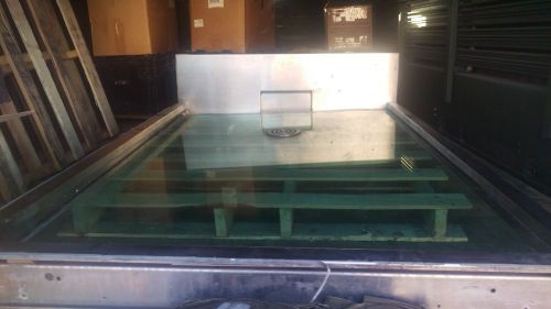 bulletproof glass with frame and aluminum gate