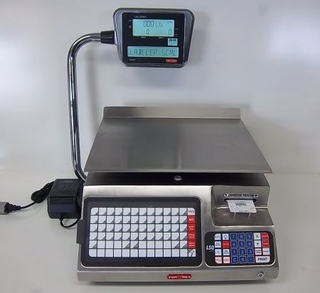 Tor-Rey LSQ-40L, 40 lb Price Computing Scale with Label Printer