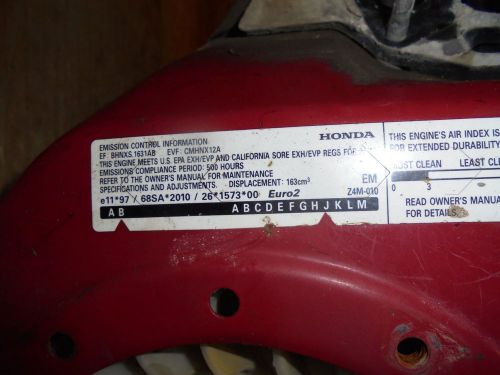 Honda gx160 used not running for parts or repair for sale