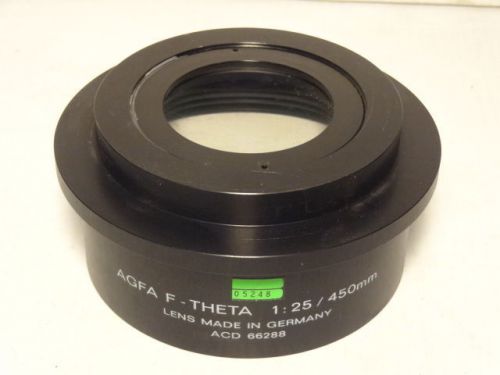 Afga f-theta 1:25 / 450 mm scan laser lens acd 66288 for sale