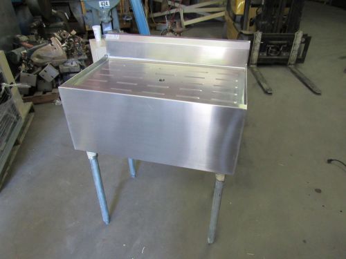 SELECT STAINLESS STAINLESS STEEL DRAIN TABLE 30&#034;X16&#034; ***XLNT***