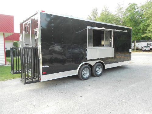 New 8.5x20 8.5 x 20 enclosed concession food vending bbq trailer ** must see ** for sale