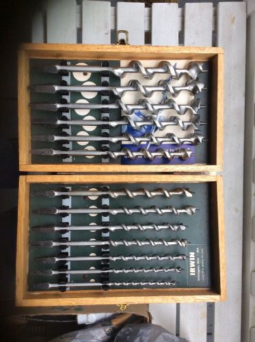 Irwin 13 auger bit set -never used for sale