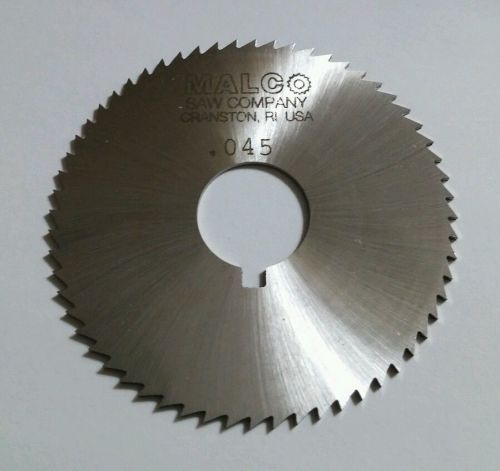Malco- saw high speed steel screw slotting saws, 2-1/4&#034; dia, .064&#034; thick 60teeth for sale