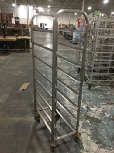 LOT OF 4: 2 STAINLESS AND 2 ALUMINUM GROCERY RACKS BAKERY MEAT -SEND ANY OFFER!